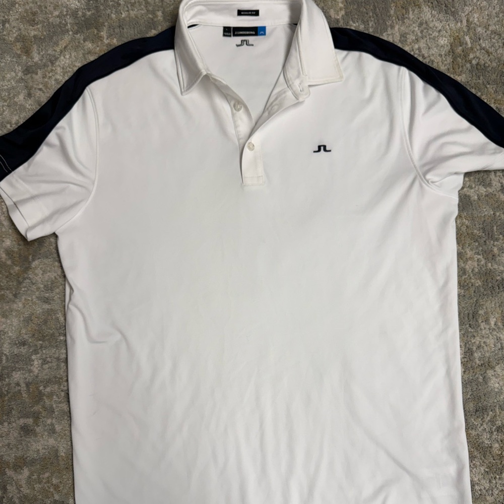 J.Lindeberg Men’s Regular Fit Polo - Size L
